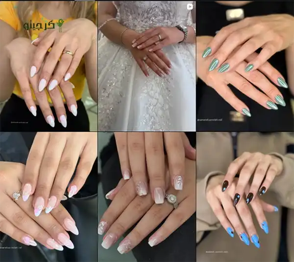 سالن ناخن سمانه آزموده/ نمونه کار